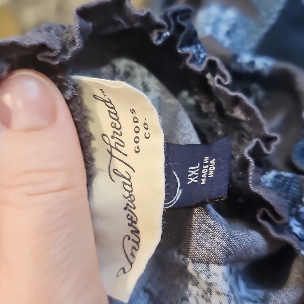 Universal Thread Navy Cottagecore Maxi Dress - image 6